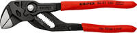 KNIPEX - SHOP KNIPEX KNIPEX 86 01 180 Pince-clé pince et clé à la fois gainées en plastique grise atramentisée 180 mm -