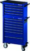 PROJAHN - SHOP PROJAHN roller cabinet UNIVERSE + E-Power + topcase UNIVERSE+ can holder + paper roll holder blue -