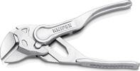 KNIPEX - SHOP KNIPEX KNIPEX 86 04 100 Pliers Wrench XS pliers and a wrench in a single tool embossed, rough surface chrome-plated 100 mm -