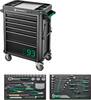 STAHLWILLE - SHOP Stahlwille Range of tools with tool trolley No.93/130 Drawers6 Anthracite, RAL 7016 130pcs -