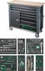 STAHLWILLE - SHOP Stahlwille Range of tools with workbench Drawers7 + 1 Fach Anthracite, RAL 7016 161pcs -